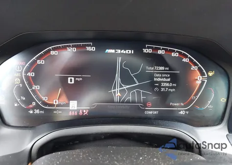 2021 BMW 3 Series M340I из США, поврежденный, VIN 3MW5U7J05M8B55489